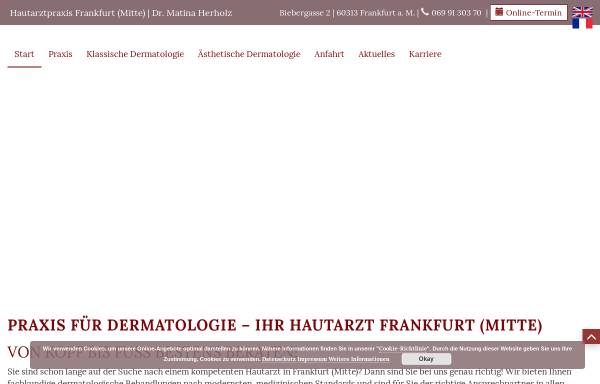 Vorschau von www.hautarzt-in-frankfurt.de, Dr. Martina Herholz