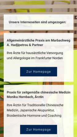 Vorschau der mobilen Webseite www.praxis-dr-schott.de, Schott, Dr. med. Beate-Charlotte