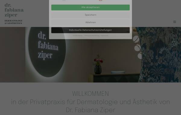 Vorschau von www.hautarzt-ziper.de, Dr. Fabiana Ziper