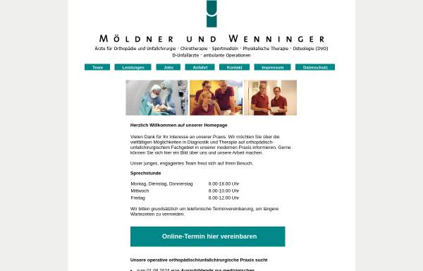 Dr. Moeldner & Wenninger Ärzte für Orthopädie