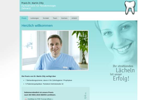 Vorschau von www.drhuelss.de, Dr. Dr. Dieter Hülss