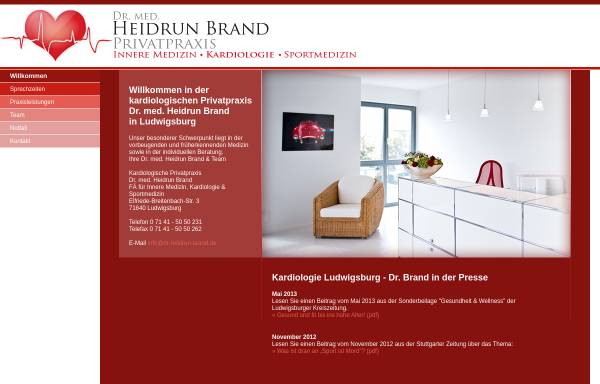 Vorschau von www.dr-heidrun-brand.de, Dr. Heidrun Brand