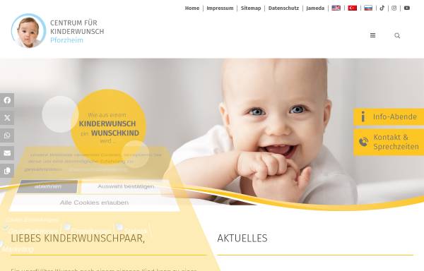 Vorschau von www.kinderwunsch-pforzheim.de, KinderWunschPraxis