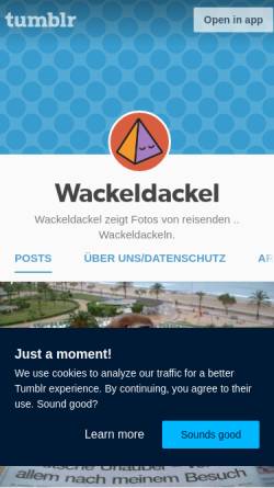Vorschau der mobilen Webseite www.wackeldackel.com, Wackeldackel Fotos