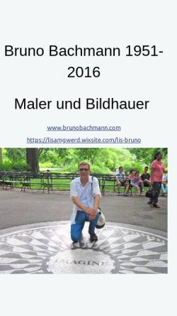 Vorschau der mobilen Webseite www.bruno-bachmann.ch, Atelier Bruno Bachmann