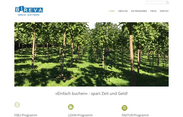 Vorschau von www.bireva.ch, Bireva Software