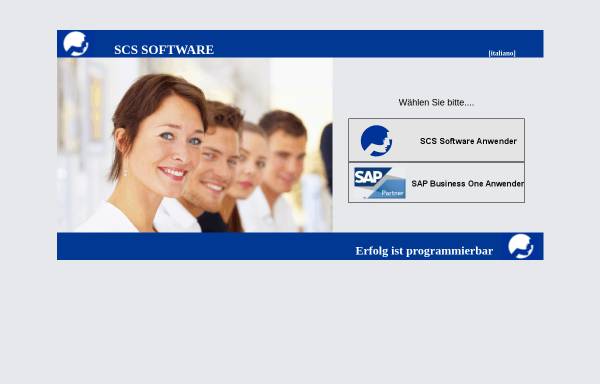 Vorschau von www.scs-software.ch, SCS Software SA