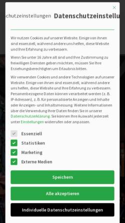 Vorschau der mobilen Webseite www.e-vendo.de, E-Vendo AG