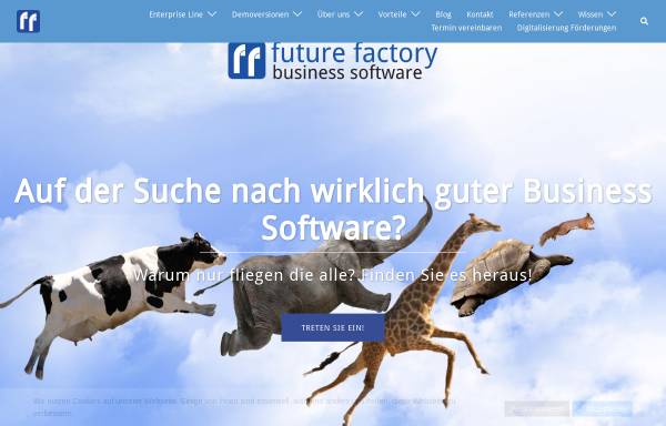 Vorschau von www.futurefactory-software.com, Future Factory Business Software