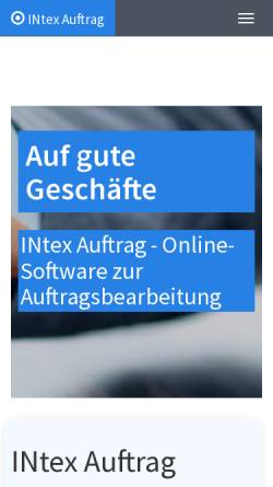 Vorschau der mobilen Webseite www.warenwirtschaft-pc.de, INtex Publishing GmbH & Co. KG