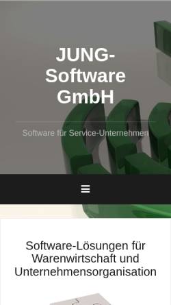 Vorschau der mobilen Webseite www.jung-software.de, Jung Software GmbH