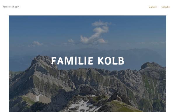 Vorschau von familie-kolb.net, Kolb, Familie
