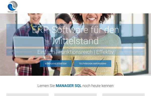Vorschau von manager-sql.de, Wippermann Software GmbH