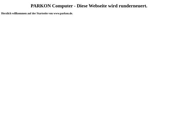 Parkon PC-Systeme, Martin Duecker