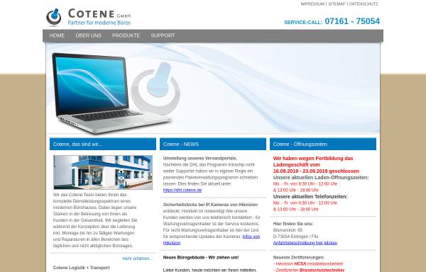 Vorschau von www.cotene.de, CoTeNe.de Computerservice