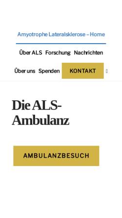Vorschau der mobilen Webseite www.als-charite.de, ALS-Ambulanz der Charité
