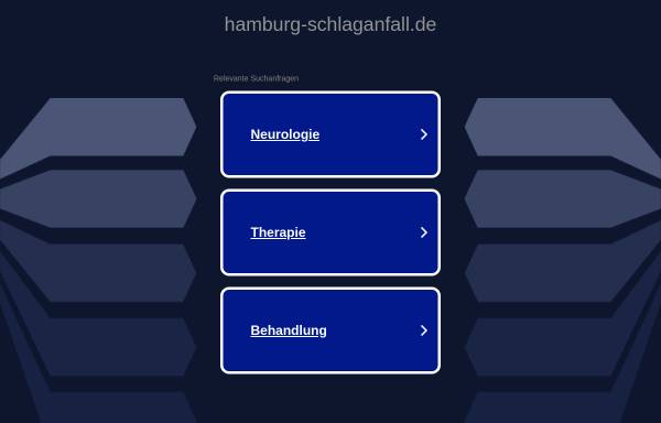 Vorschau von www.hamburg-schlaganfall.de, Hamburg gegen den Schlaganfall