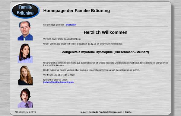 Vorschau von www.familie-braeuning.de, Familie Bräuning