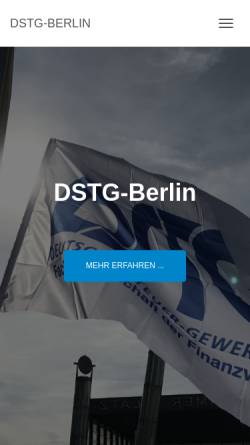 Vorschau der mobilen Webseite www.dstg-berlin.de, Deutsche Steuer-Gewerkschaft (DSTG) - Landesverband Berlin