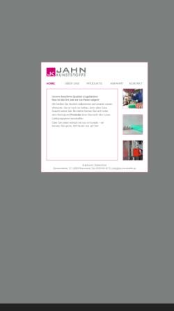 Vorschau der mobilen Webseite www.jahn-kunststoffe.de, Jahn Kunststoffe e.K.