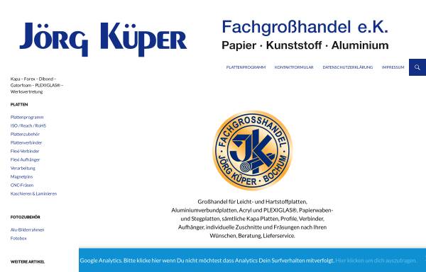 Vorschau von www.joergkueper.de, Jörg Küper Fachgroßhandel e.K.