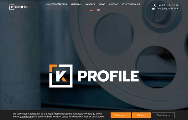 Vorschau von k-profile.com, K-Profile AG