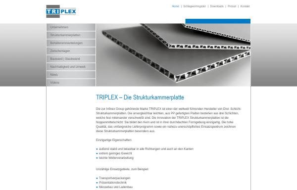 Vorschau von www.triplex-gmbh.de, Triplex Kunststoffe GmbH