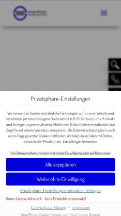 Vorschau der mobilen Webseite www.ratinger-hochdruck.de, Ratinger Hochdruck Rohrleitungsbau GmbH
