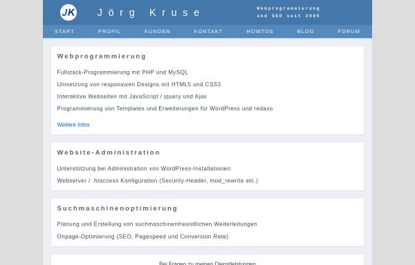 Vorschau von www.joergkrusesweb.de, Kruse, Jörg