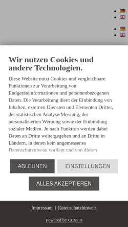 Vorschau der mobilen Webseite www.scholten-gmbh.de, Th. Scholten GmbH & Co.