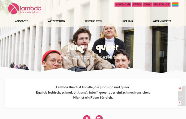 Vorschau von www.lambda-online.de, Jugendnetzwerk Lambda e. V.