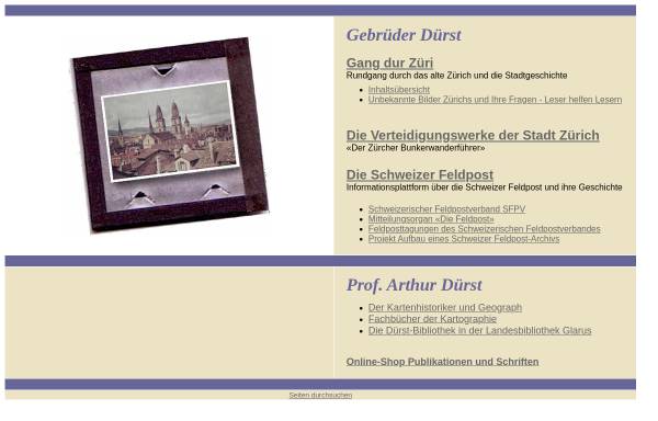 Vorschau von www.gebrueder-duerst.ch, Prof. A. Dürst