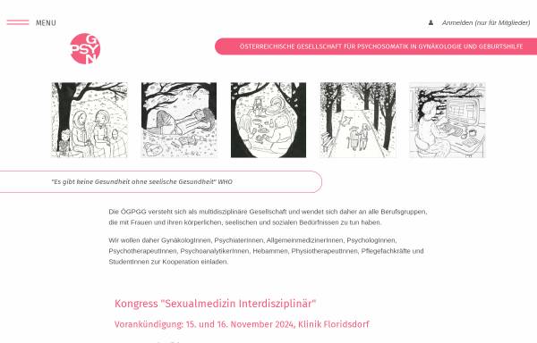 Vorschau von www.psygyn.at, Österreichische Gesellschaft für Psychosomatik in der Gynäkologie und Geburtshilfe