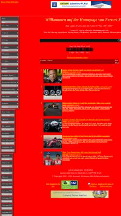 Vorschau der mobilen Webseite www.ferrari-f1-info.de, Ferrari-F1-Info