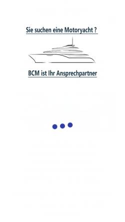 Vorschau der mobilen Webseite www.bcm-muenster.de, Boots-Center Münster