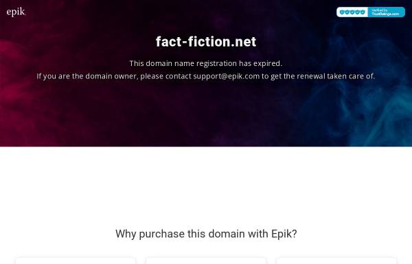 Vorschau von fact-fiction.net, Fakten - Fiktionen