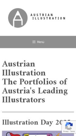 Vorschau der mobilen Webseite www.austrianillustration.com, Austrianillustration.com