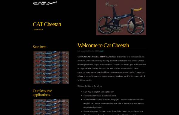 Cat Cheetah Carbon Bikes