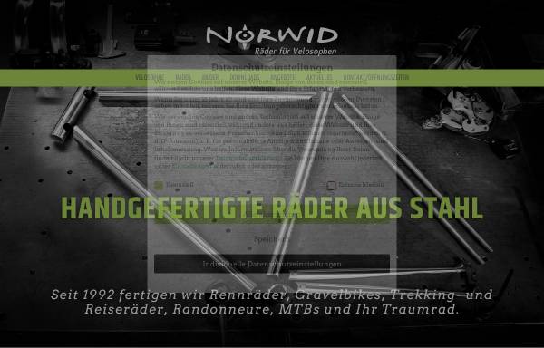 Vorschau von www.norwid.de, Norwid-Fahrradbau GmbH