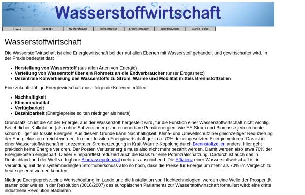 Vorschau von www.bio-wasserstoff.de, Bio-Wasserstoff: Eine Strategie 