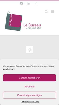 Vorschau der mobilen Webseite u-schaecher.de, Le Bureau, Inh. Ulrike Schächer