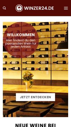 Vorschau der mobilen Webseite www.weinkompass.de, Weinkompass