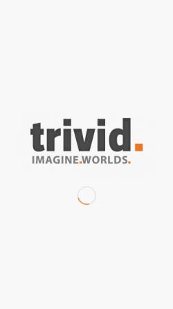 Vorschau der mobilen Webseite www.trivid.com, Trivid