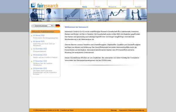 Fairesearch GmbH & Co KG