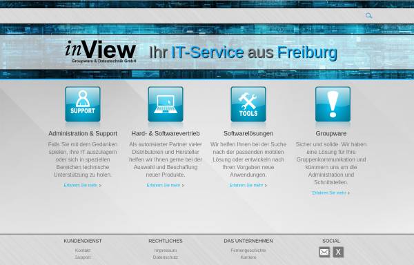 Vorschau von inview.de, inView Groupware und Datentechnik GmbH