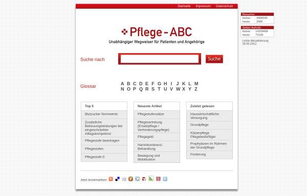Vorschau von www.pflege-abc.info, Pflege-ABC