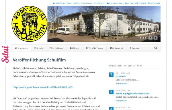 Vorschau von www.roda-schule.de, Roda-Schule Herzogenrath