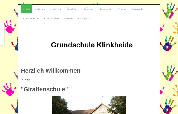 Vorschau von www.grundschule-klinkheide.de, Städt. Gemeinschaftsgrundschule Klinkheide