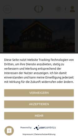 Vorschau der mobilen Webseite www.pellegrini.de, Pellegrini & Grundmann GmbH