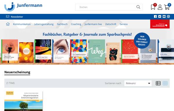 Vorschau von www.junfermann.de, Junfermann